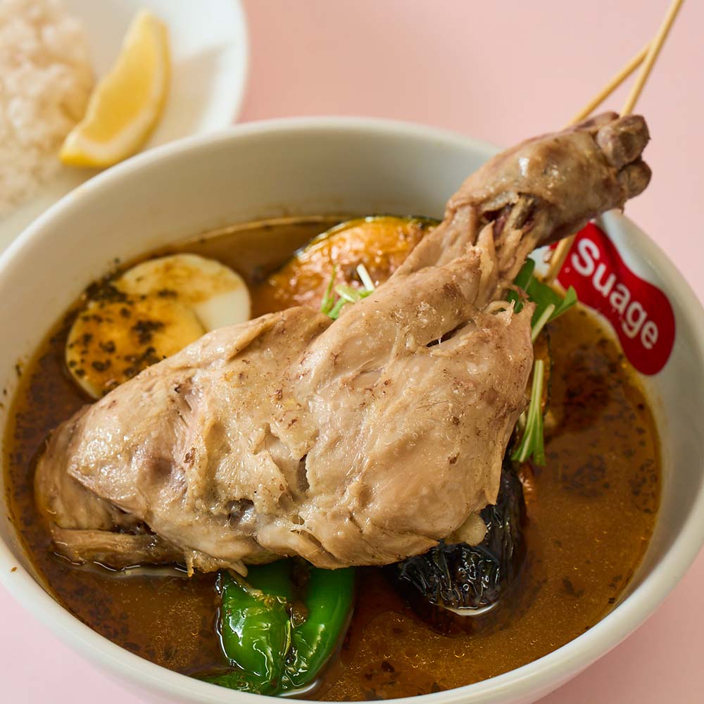 スアゲのメニュー「チキンレッグと7種の野菜カレー」のイメージ画像2