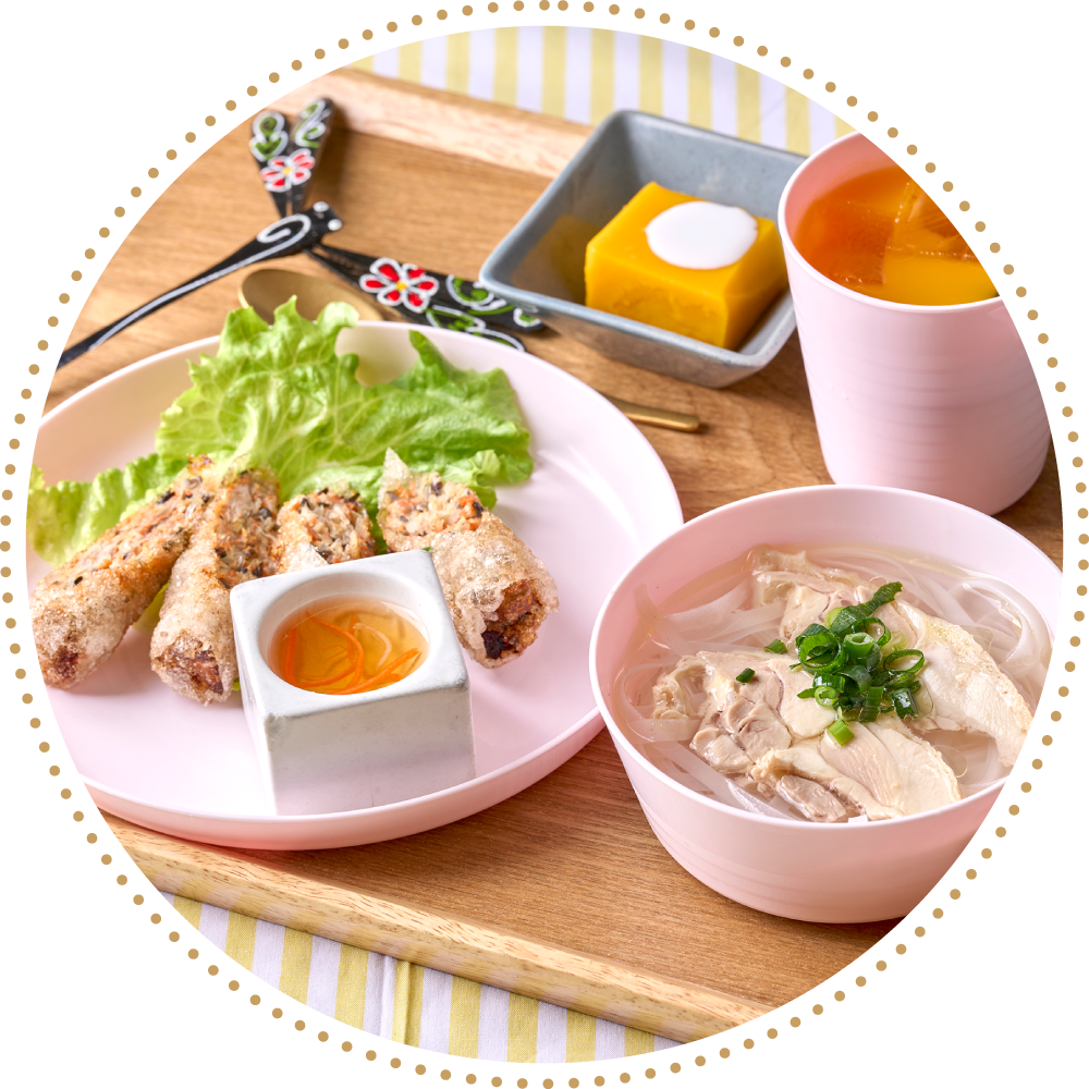 ロータスパレスのメニュー「グルテンフリー!お子様フォーセット」のイメージ画像