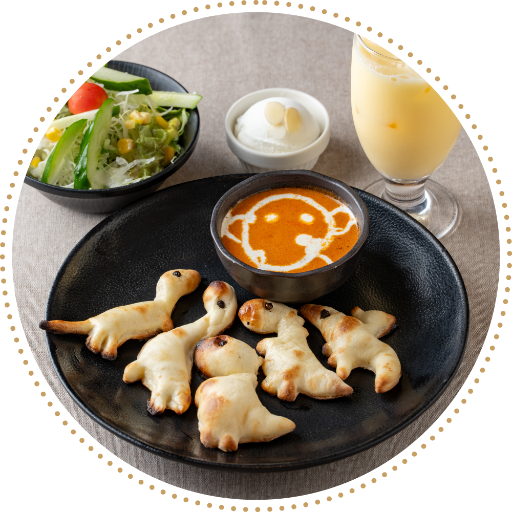 ロイヤルココナッツガーデンのメニュー「〈平日限定〉ちっちゃな恐竜大集合セット」のイメージ画像