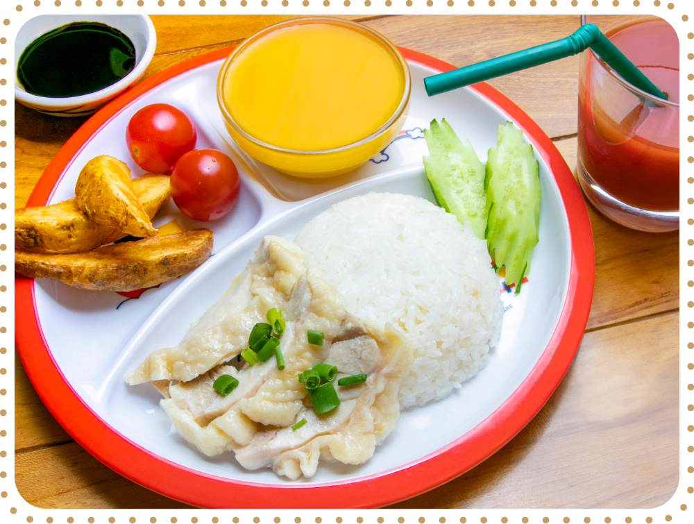 サイアムセラドンのメニュー「KIDSカオマンガイセット」のイメージ画像