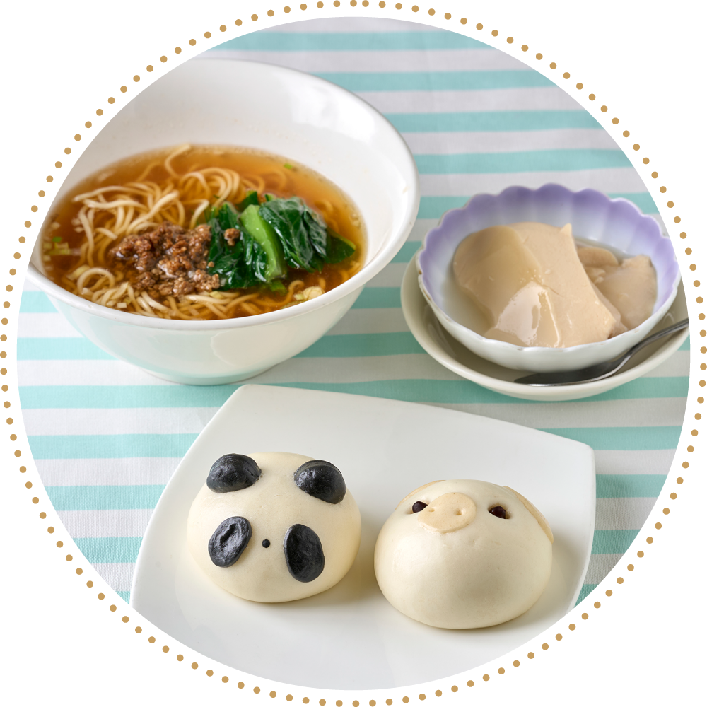 四川飯店のメニュー「お子様ラーメンセット」のイメージ画像