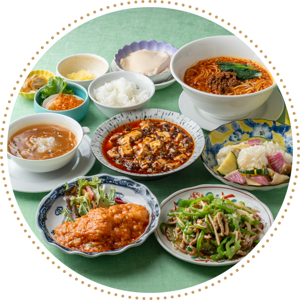 四川飯店のメニュー「選べる大人様ランチ」のイメージ画像