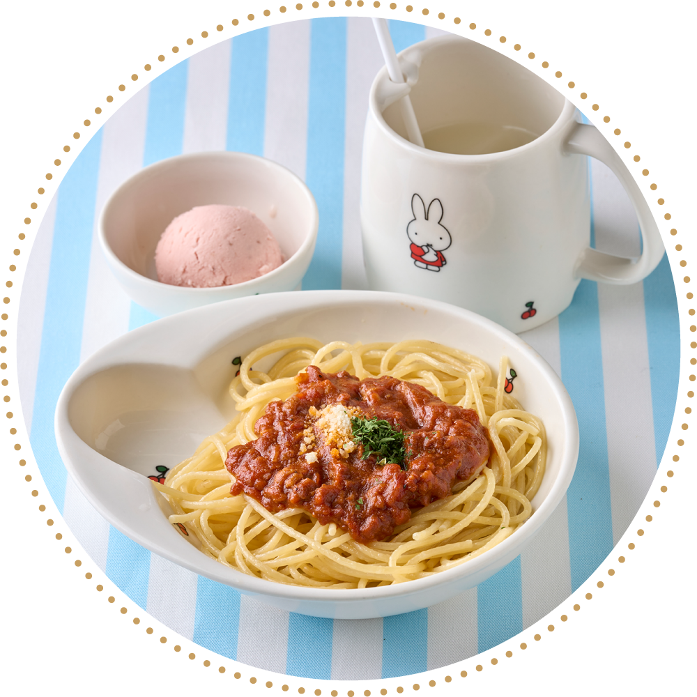 洋麺屋五右衛門のメニュー「お子さまセットミートソース」のイメージ画像