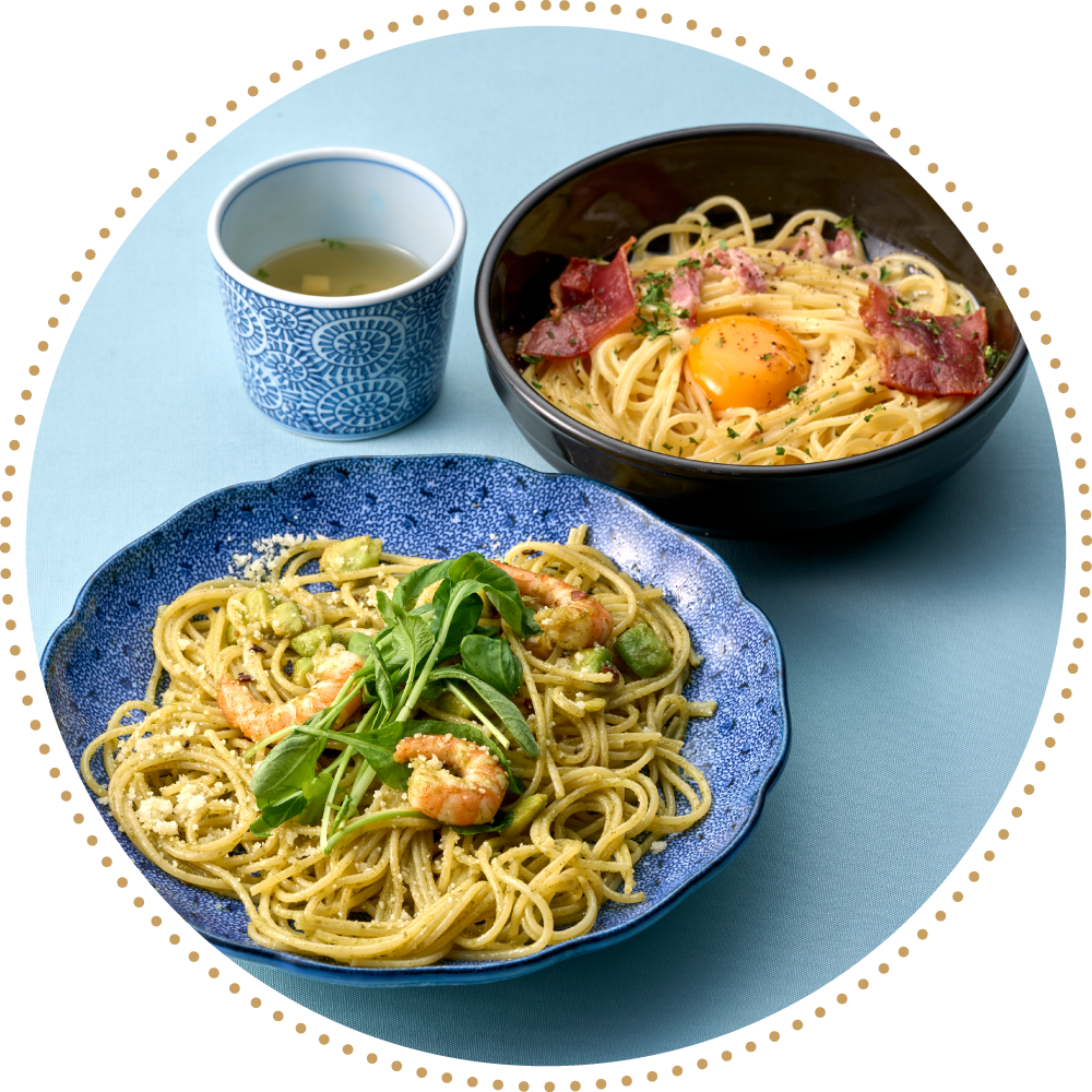 洋麺屋五右衛門のメニュー「お子さまセットクリームソース」のイメージ画像