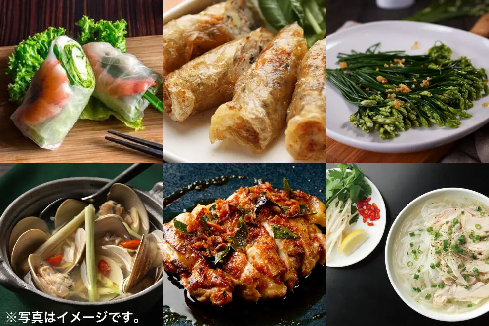 ロータスパレス宴会メニューの料理イメージ画像