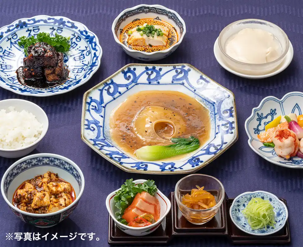 四川飯店 特選コース宴会メニューの料理イメージ画像