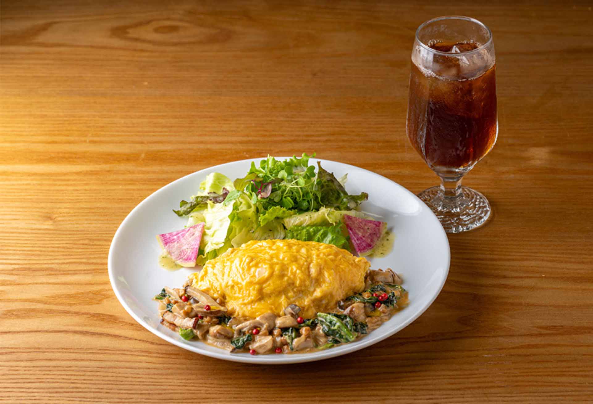 5種きのこのポルチーニソースオムライスメニューのイメージ2