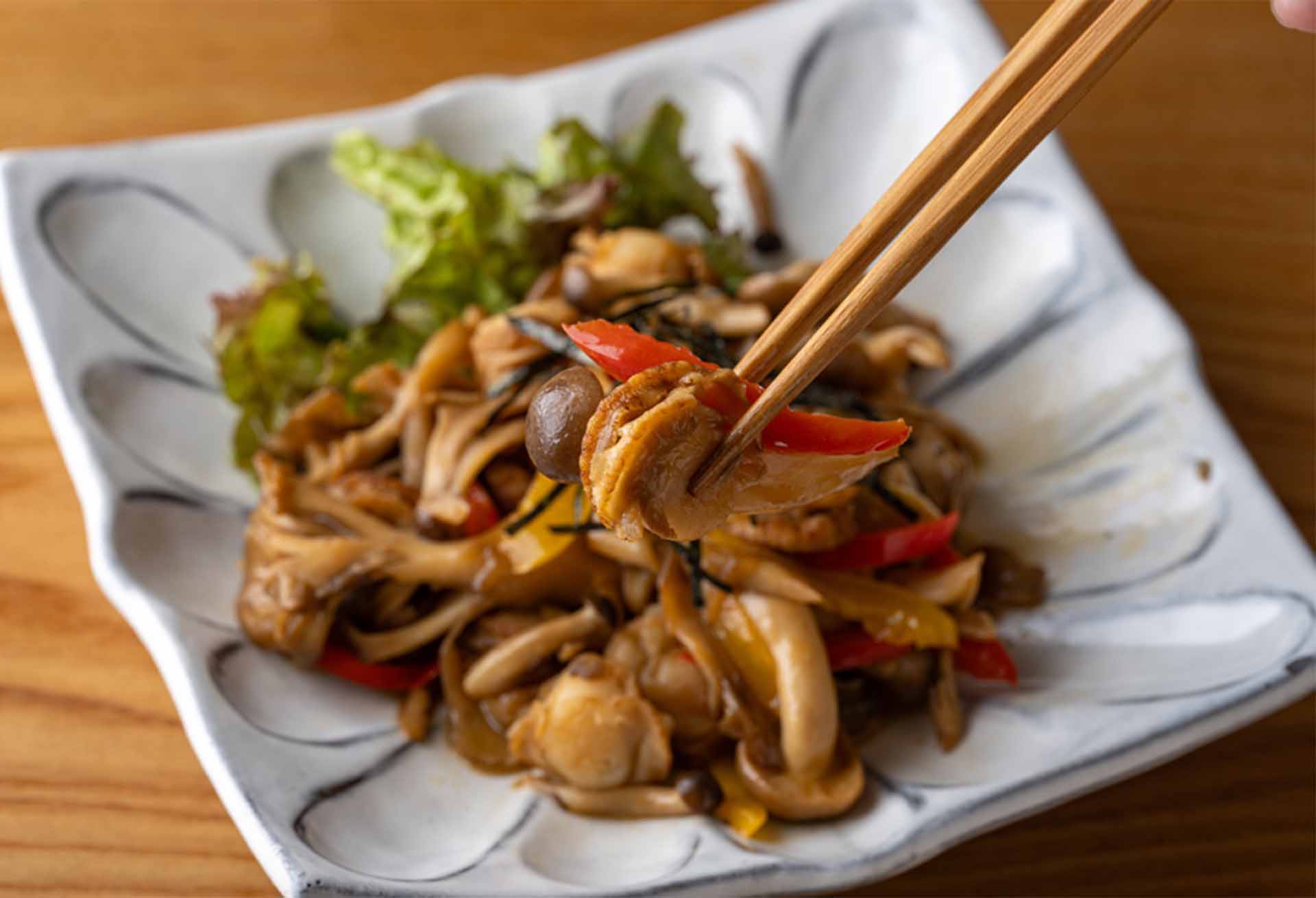 ホタテときのこのバター醤油焼きメニューのイメージ1