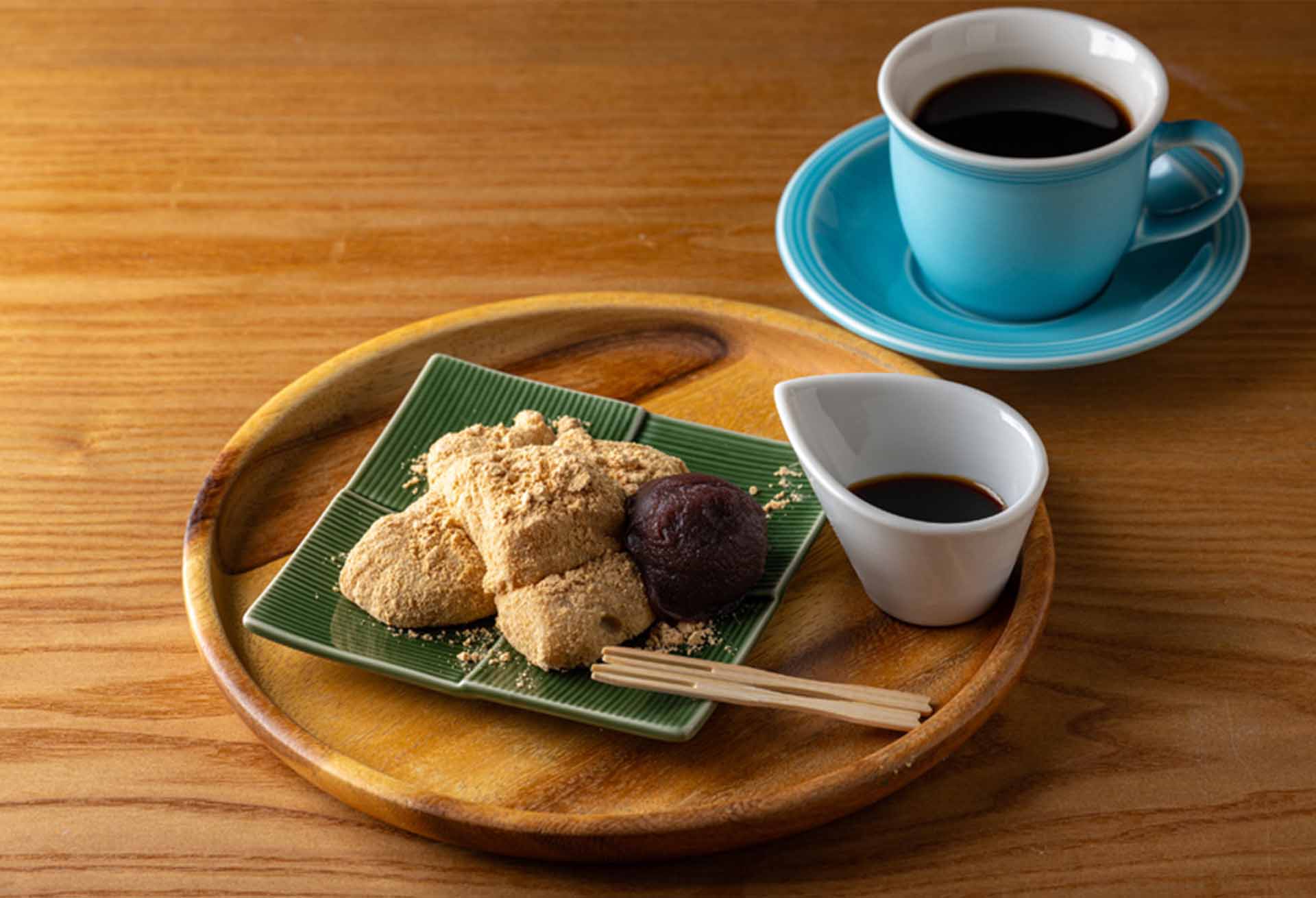 オーツ麦ミルクの手作りわらび餅メニューのイメージ1