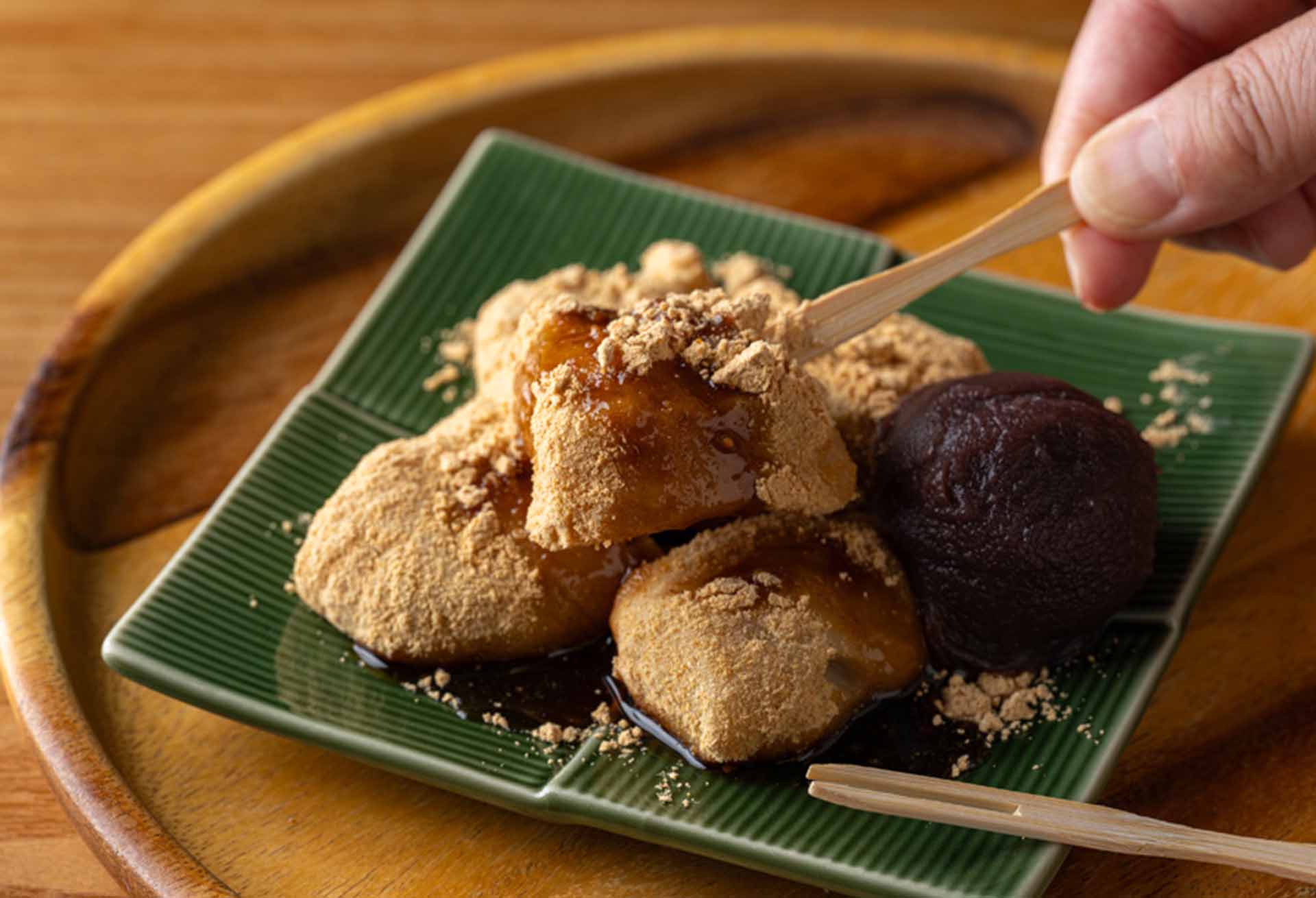 オーツ麦ミルクの手作りわらび餅メニューのイメージ2