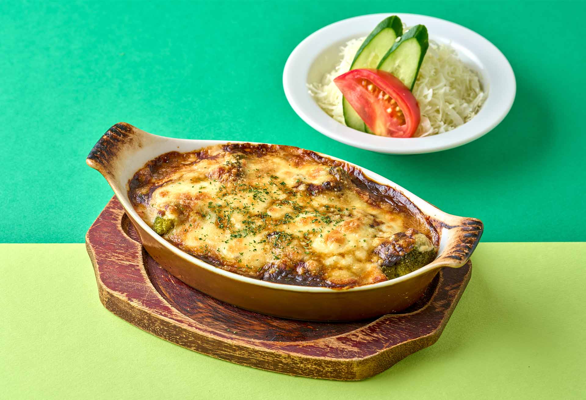 「鮭とブロッコリーのドリア（サラダ付）」メニューのイメージ1