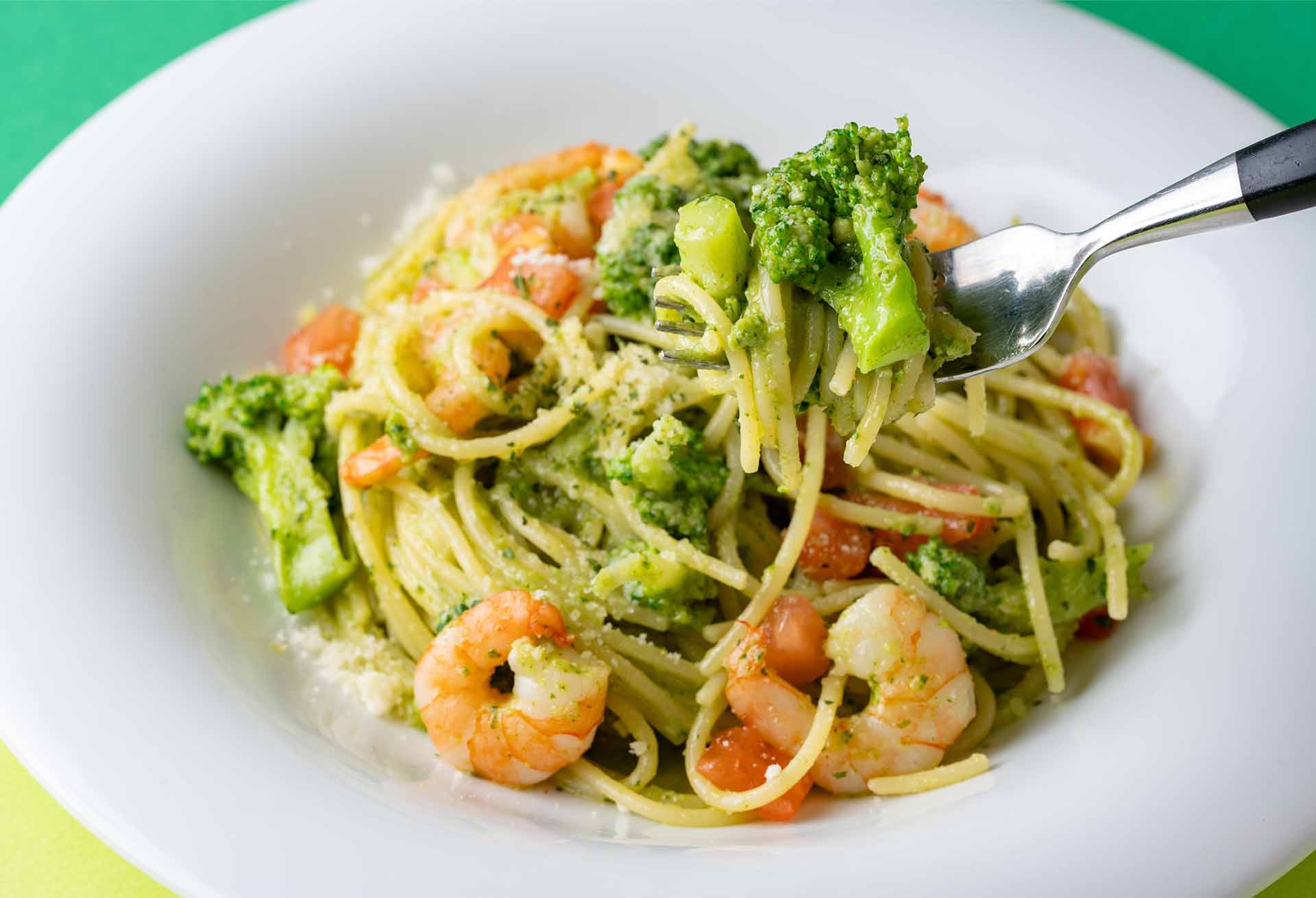 「海老と国産ブロッコリーのジェノベーゼ」メニューのイメージ2