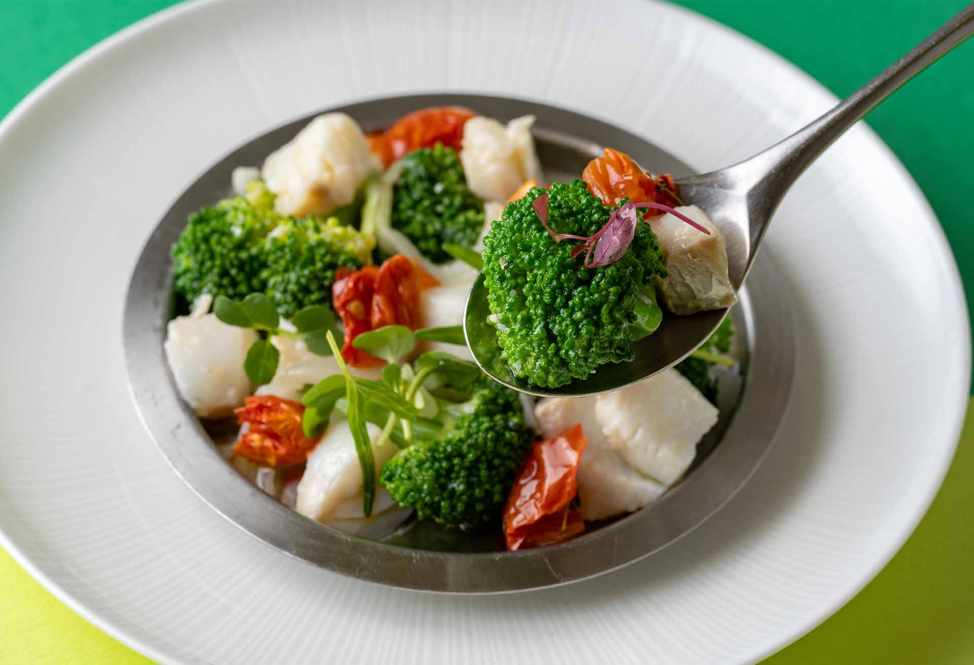 「たらとブロッコリーのマリネ～シェリービネガーの香り～」メニューのイメージ2