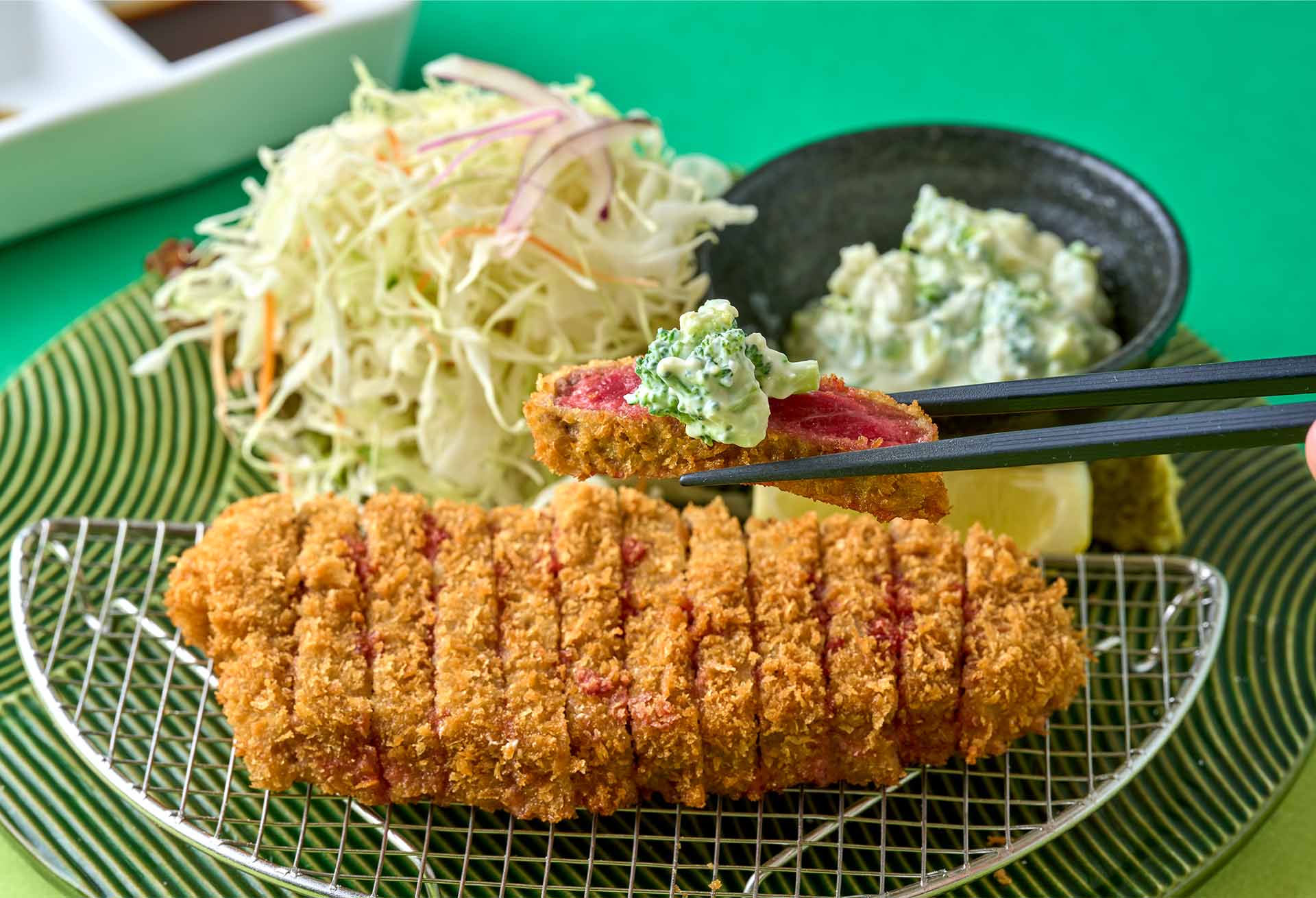 「ブロッコリーとわさびのクリーミーソース」メニューのイメージ2