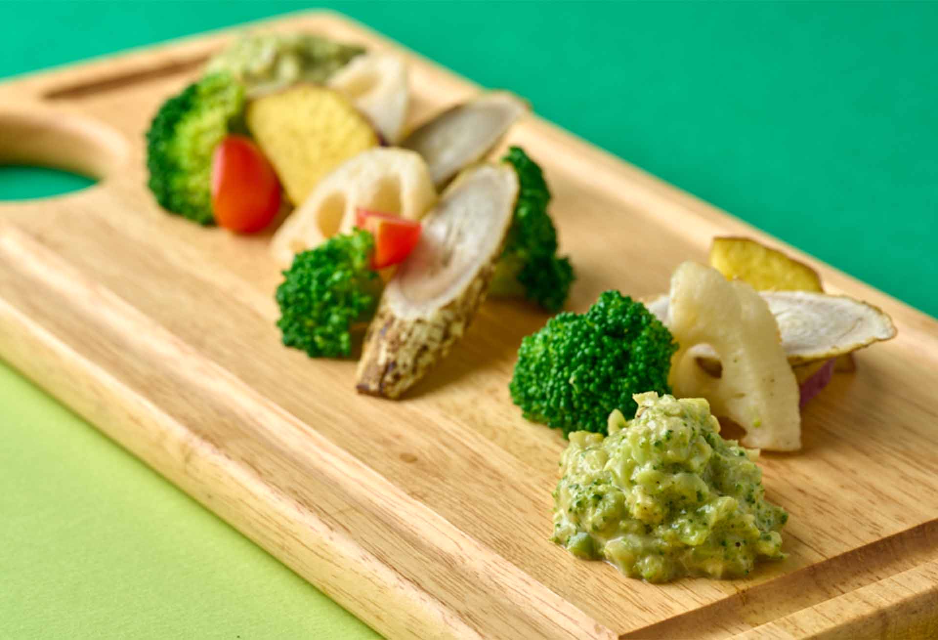 「ブロッコリーのチーズソースディップ」メニューのイメージ1