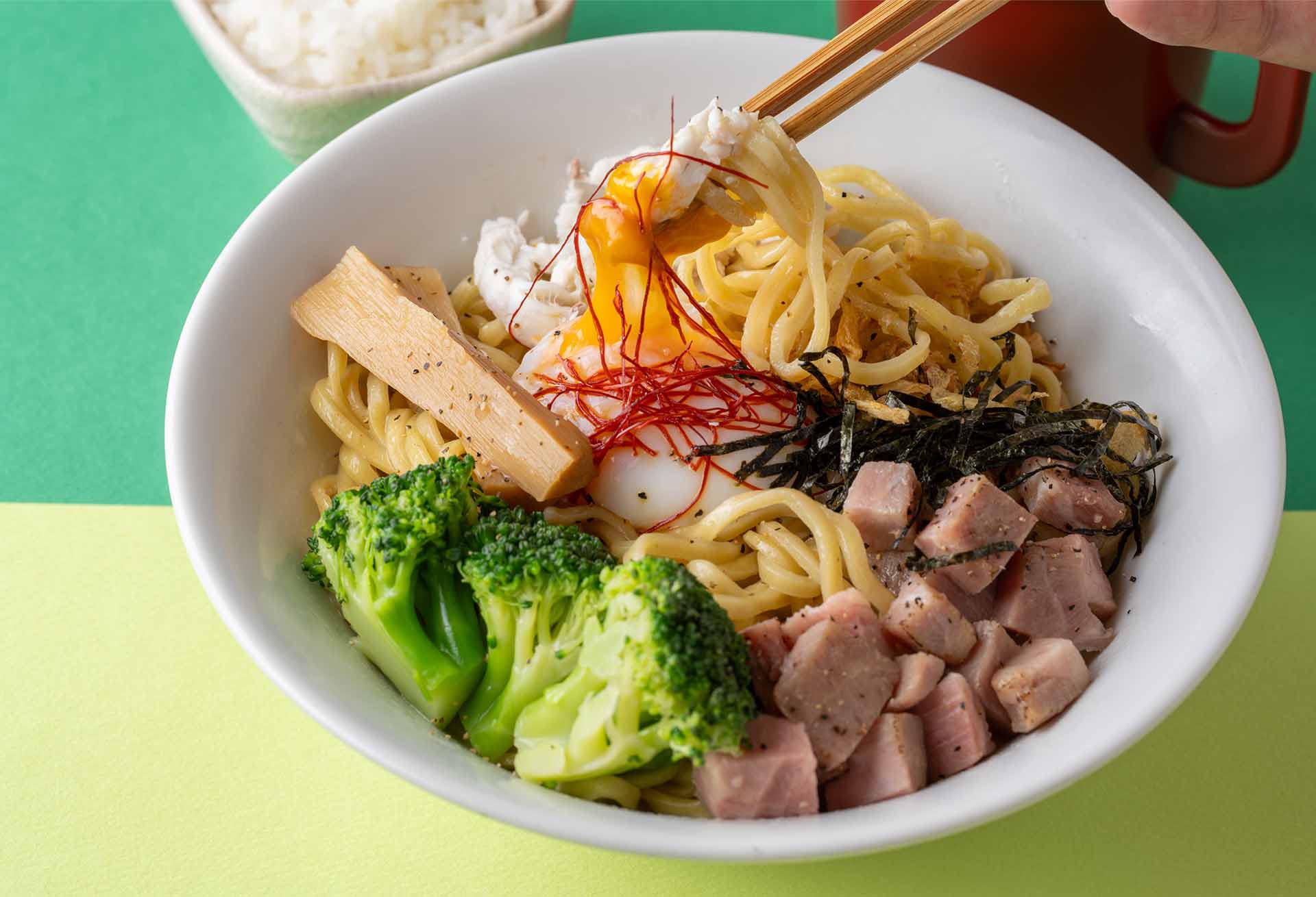 「ブロッコリーと真鯛まぜそば」メニューのイメージ2